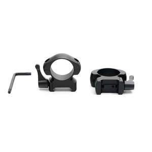 Anello per Cannocchiale da 25,4mm (<span class=keywords><strong>1</strong></span> Pollice) in Acciaio Nero Opaco, Antiurto e Leggero, Montaggio Rapido SR-1002WM QD per Caccia, Base da 21mm - Product Image 6