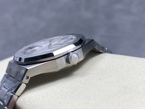 Reloj Mecánico de Lujo, Super Calidad, Resistente al Agua, 41mm, Fábrica APS, Movimiento 4302, 15510, Zafiro Resistente al Agua, Audemars, Blanco - Product Image 4