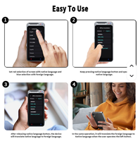 Traducteur vocal Android Z6 multilingue 138 langues, enregistrement, traduction de photos, WIFI, mini-appareil intelligent pour les voyages