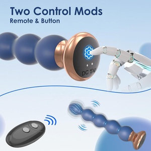 Vibrateur à perles anales pour femmes Stimulateur de vagin et de clitoris Bouchons de fesses vibrants Masseur de prostate masculin Jouet sexuel <span class=keywords><strong>Anus</strong></span> Jouet sexuel pour couple - Product Image 4