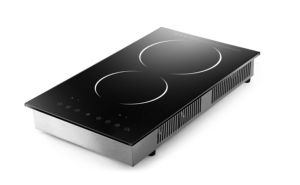 Cuisinière domestique à 2 brûleurs à induction avec bouton en verre céramique, fonction Hotpot tactile, cuisinière à induction commerciale encastrable - Product Image 2