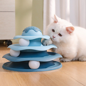 Jouet pour chat PipiTao en forme de crème glacée, plaque de jeu interactive, anti-ennui, jouet auto-entretenant pour chats - Product Image 1