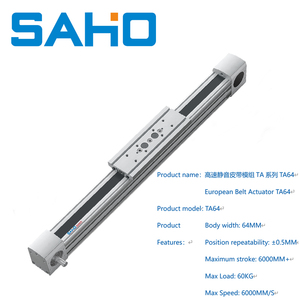 TA64 CNC <strong>Linear</strong> Guide Stage Rail Motion Slide Table <strong>Linear</strong> Belt Drive <strong>Module</strong> - Product Image 2