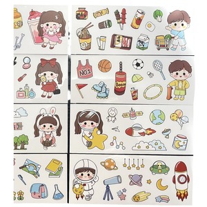 Cute Cartoon PVC Decal Waterproof <strong>DIY</strong> Handmade Big Belly Cup Water Thermos <strong>Sticker</strong> Adhesive Waterproof Packaging Labels - Product Image 2