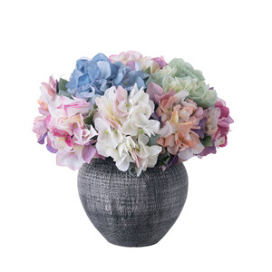 ดอกไฮเดรนเยียประดิษฐ์ CallaFloral สีขาว ชมพู ฟ้า เขียว สำหรับตกแต่งงานแต่งงาน ตกแต่งบ้าน ก้านเดี่ยว น้ำหนักเบา - Product Image 5