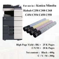 TN321 pour Konica Minolta Toner Tn 321 Bizhub C364 C284 C224 C7822 C7831 C7828 C221 C221S C281 C7122 C7128 C712 Cartouche de Toner