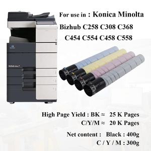 TN321 per Konica Minolta Toner <span class=keywords><strong>Tn</strong></span> <span class=keywords><strong>321</strong></span> Bizhub C364 C284 C224 C7822 C7831 C7828 C221 C221S C281 C7122 C7128 C712 cartuccia Toner - Product Image 2