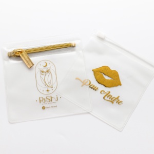 High Quality PVC Matte <b>Plastic</b> <b>Storage</b> Reusable Zipper <b>Bags</b> with Metal Slider for Jewelry Gemstones Packing - Product Image 3