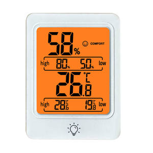 Digitales <span class=keywords><strong>Thermometer</strong></span>-Hygrometer mit Hintergrundbeleuchtung, Innentemperatur- und Luftfeuchtigkeitsmesser, LCD-Display, Thermo-Hygrometer für den Heimgebrauch - Product Image 3