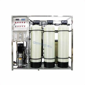 Sistema de Filtración de Agua por Ósmosis Inversa (RO) de Acero Inoxidable, Pequeño y Sencillo, 500 LPH, Totalmente Automático, con Bomba y Motor - Product Image 1