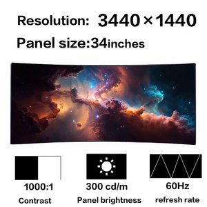 Factory Supply 34 Inch 21:9 EDP 30Pin LM340UW3-SSA1 for AIO <b>Monitor</b> Stable LCD Display - Product Image 2