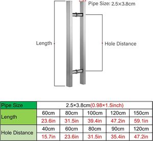 Bán Hot Hollow xử lý 304 thép không gỉ vàng chính khóa cửa đòn bẩy kéo xử lý Glass <span class=keywords><strong>Door</strong></span> <span class=keywords><strong>Handle</strong></span> - Product Image 4
