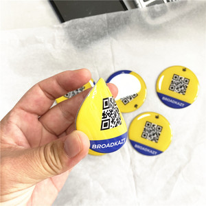 Kỹ thuật số thông minh lập trình URL <span class=keywords><strong>QR</strong></span> Mã in kích thước lớn 50 mét Dome cao cấp NFC thẻ với keo mạnh - Product Image 3