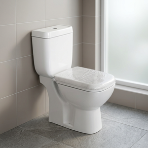 Inodoro de Cerámica de Dos Piezas con Sifón en P, Diseño Moderno y Ecológico, Doble Descarga, Venta al por Mayor - Product Image 2