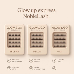 2025 फैशन खंडित आईलैश क्लस्टर किट मुफ्त गोंद डिय लैश क्लस्टर उपयोगकर्ता के अनुकूल प्रशंसक पलक - Product Image 1