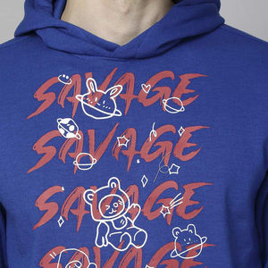 Streetwear personnalisé du fabricant Basics surdimensionnés, sweat à capuche en coton mélangé 500gsm-480gsm Design 2025 impression sweats à capuche pour hommes - Product Image 5