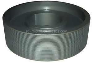 รอกสายพานวีแบบมีร่อง 1 ร่อง รุ่น Mighty รับประกัน 1 ปี แกนเรียวแบบ SPC SPZ  วัสดุเหล็กหล่อเคลือบ ขนาดรู 10 มม. ขนาดเส้นผ่านศูนย์กลางภายนอก 50 มม.  OEM - Product Image 3