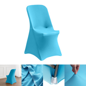 Modern Nordic Solid Color Elastic Folding <strong>Chair</strong> <strong>Cover</strong> Simple Luxury Style Printed for Hotels Offices Conferences Weddings - Product Image 5