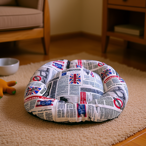 Cuccia rotonda per cani Yommy 65 cm, morbida e comoda. - Product Image 2