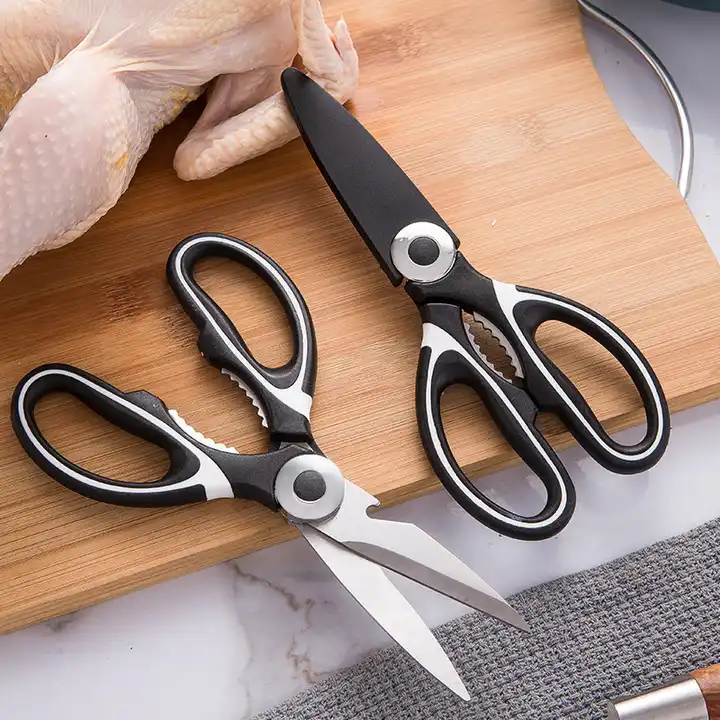 Professional Kitchen Shears Stainless Steel Poultry Chicken Bone Cutting  Scissors Strong and Safe Used for Nut Cracking, Meat Cutting 