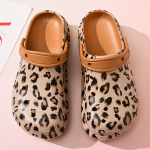 <span class=keywords><strong>Sabots</strong></span> de <span class=keywords><strong>Jardin</strong></span> en Mousse Étanche Deran OEM, Design Simple, Vente Chaude, Livraison Rapide – Chaussures <span class=keywords><strong>Femme</strong></span> Léopard Sandales - Product Image 3