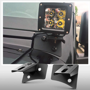 Soporte de montaje de luces delanteras de acero para iluminación auxiliar todoterreno, camión 4x4, Jeep - Product Image 1