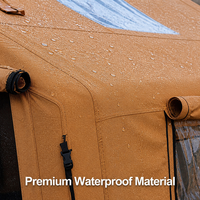 Tente de glamping gonflable d'extérieur, protection UV, imperméable, Oxford, portable, installation facile