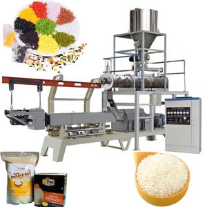 เครื่องอัดรีดแบบสกรูคู่สำหรับแป้งธัญพืชหลายชนิด ประหยัดพลังงาน อัตโนมัติ ปรับแต่งได้ กำลังการผลิต 200-500 กก./ชม. แรงดันไฟฟ้า 380V50HZ - Product Image 1