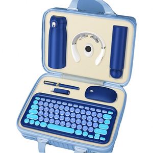 Regalos IStapromo, Juego de Accesorios de Oficina VIP Corporativos con Logotipo Personalizado Promocional 7 en 1, Juego de Regalo Empresarial con Ratón y Teclado de Oficina - Product Image 1