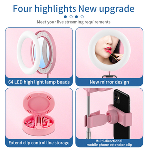 Tiktok — éclairage annulaire Led avec port usb, Rechargeable, t3, pour Studio Photo, Selfie en direct, photographie, téléphone, <span class=keywords><strong>2021</strong></span> - Product Image 2
