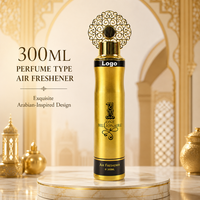 Spray d'ambiance de luxe éliminateur d'odeurs, parfum religieux arabe, parfum islamique de Dubaï