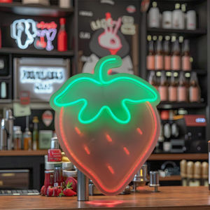 Luces LED de Neón Flexibles Cocktails & Dreams, Cuerpo de Lámpara de Silicona con Decoración de Pared de PVC para Bar, Club, Fiesta de Cumpleaños, Decoración de Habitaciones - Product Image 4