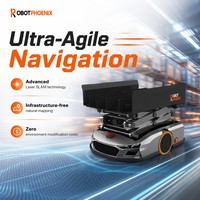 Robot de Transporte de Materiales de Alta Eficiencia, Vehículo Guiado Automatizado (AGV) para Logística