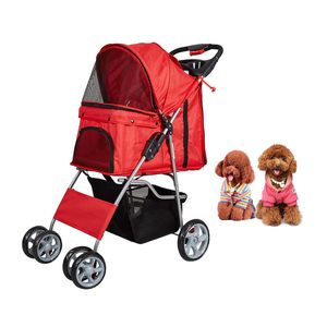 Carrito Plegable Resistente Pawise <span class=keywords><strong>para</strong></span> Mascotas, con 3/4 Ruedas, Cómodo y Suave, <span class=keywords><strong>para</strong></span> <span class=keywords><strong>Perros</strong></span> y Gatos - Product Image 5