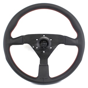 <span class=keywords><strong>Volant</strong></span> sport dérive en cuir 14 pouces modifié V1 modèle 320i personnalité de la voiture dérive style de voiture de sport - Product Image 1