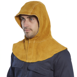 Masque de soudage intégral en cuir robuste à assombrissement automatique JNA GROUP avec protection du cou et isolation thermique pour la construction - Product Image 1