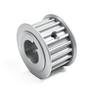 Polea de sincronización XL personalizada de 40 dientes, diámetro interior de 12/14 mm, ancho de correa de 9,53 mm, aleación de aluminio con doble brida para sistemas de automatización industrial - Product Image 6
