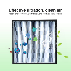 Pleat mạ kẽm Khung tổng hợp <span class=keywords><strong>HEPA</strong></span> lọc bụi loại bỏ bụi-miễn phí hội thảo Bộ lọc không khí - Product Image 6