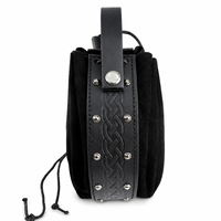 Ceinture médiévale pour jeu de rôle Renaissance, accompagnée d'un sac de téléphone portable Steampunk pour plateforme mobile indépendante