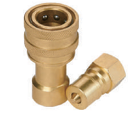Coupleur hydraulique à déconnexion rapide en acier inoxydable ISO 7241 B, usage intensif