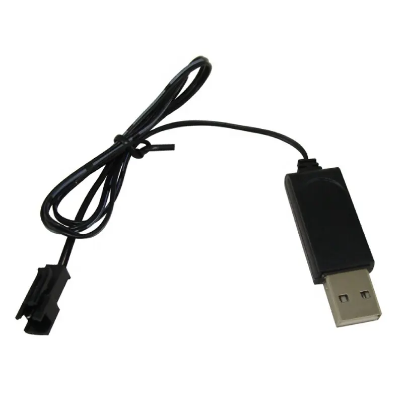 Chargeur USB personnalisé batterie au Lithium 3.7V pour voitures télécommandées avec prise femelle SM chargeur de batterie au Lithium 4.2V