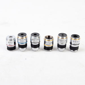 생물학 현미경 185 무색 목적 4X 10X 40X 100X 현미경 부속품 - Product Image 4