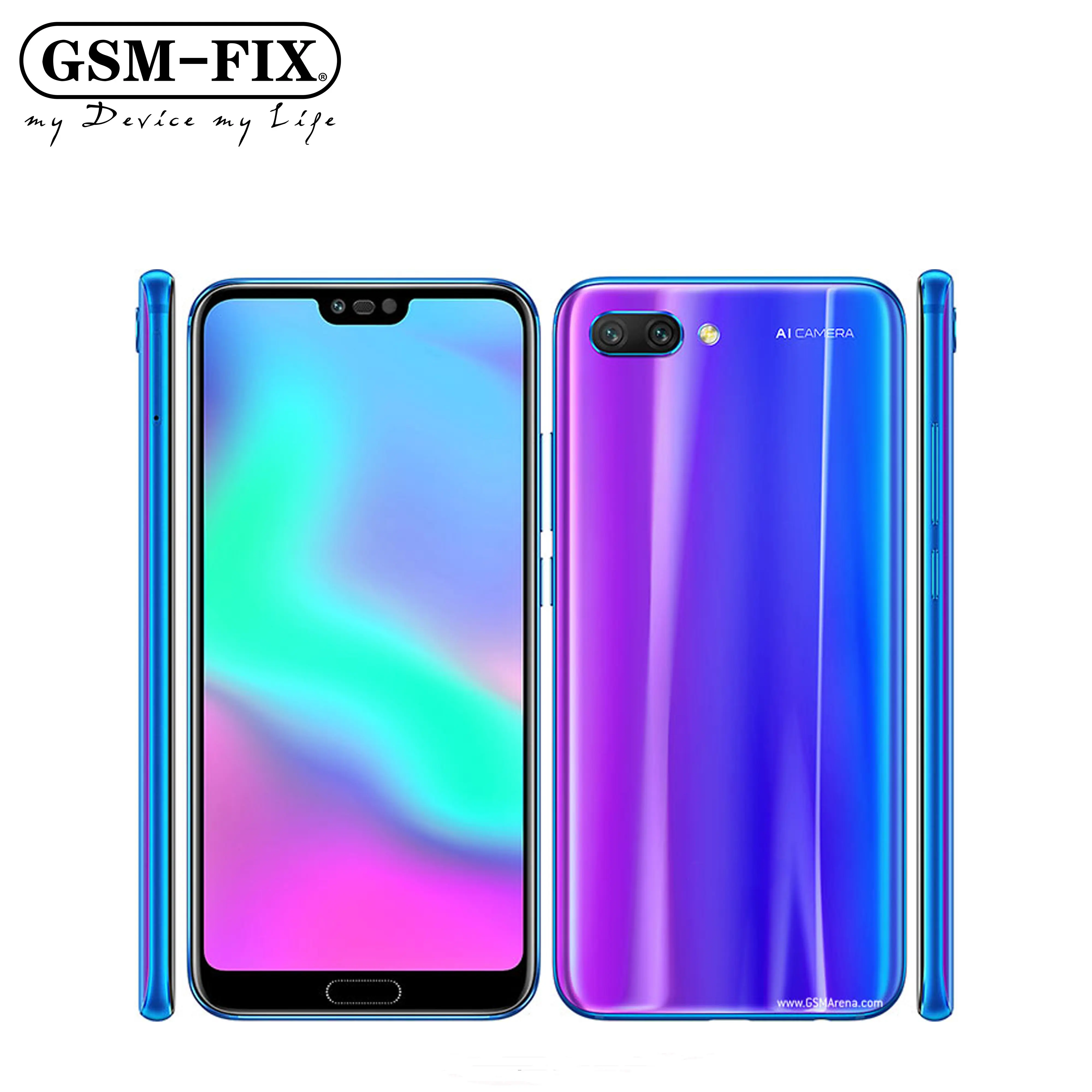 GSM-FIX 4G Smart Phone Android 9.0 Kirin 710 Octa Core 6.21" FHD 2340X1080 4GB RAM 64GB ROM 24.0MP For Honor 10