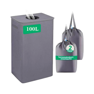 Wholesale <b>Foldable</b> Laundry <b>Baskets</b> Trash Can 100L Bottle <b>Basket</b> Empty Beverage Bottles Collection Containers Storage <b>Basket</b> - Product Image 1
