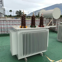 Transformateur de puissance triphasé immergé dans l'huile S20-2000KVA pour extérieur, fréquence 50Hz, cuivre, entrée 10KV, sortie 400V, bobinage toroïdal double.
