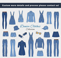 Nouvel ensemble de costume en jean délavé à imprimé léopard pour femme, style européen et américain, directement de l'usine, décontracté et chic, personnalisable OEM ODM 2026