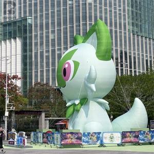 Mascotte gonflable <span class=keywords><strong>géante</strong></span> LED Pokémon Sprigatito en promotion pour la promotion en centre commercial, les événements pour fans, les parcs à thème, les expositions et les fêtes - Product Image 4