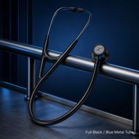 Stéthoscope Professionnel Coloré avec Diaphragme Réversible, Outil d'Écoute Acoustique Adulte et Pédiatrique pour Équipes Médicales
