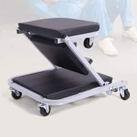 Kursi Bengkel Creeper Garage Z Creeper Seat Low Profile dengan 6 Roda untuk Garasi/Bengkel