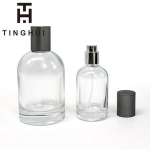 Custom High Quality 30ml 50ml 100ml Flat Glass Perfume <b>Bottles</b> with <b>Dropper</b> Sealing for Women's Fragrance - Product Image 4